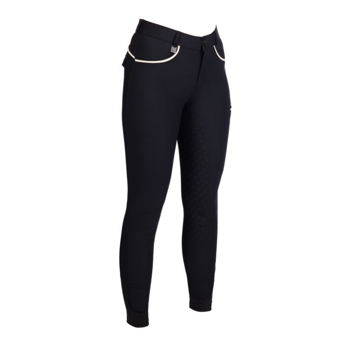 Riding breeches -Limone- silicone knee patch