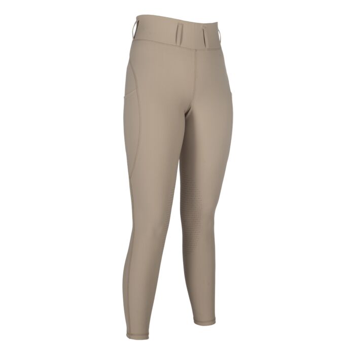 Riding leggings -Jil High Waist- sil. knee patch