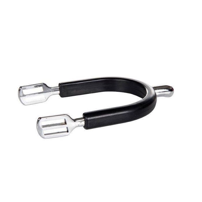 Ladies spurs with plastic coating