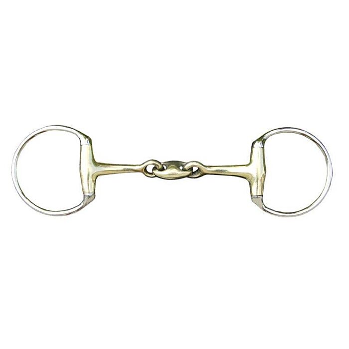 Eggbutt snaffle + lozenge 16 mm + argentan