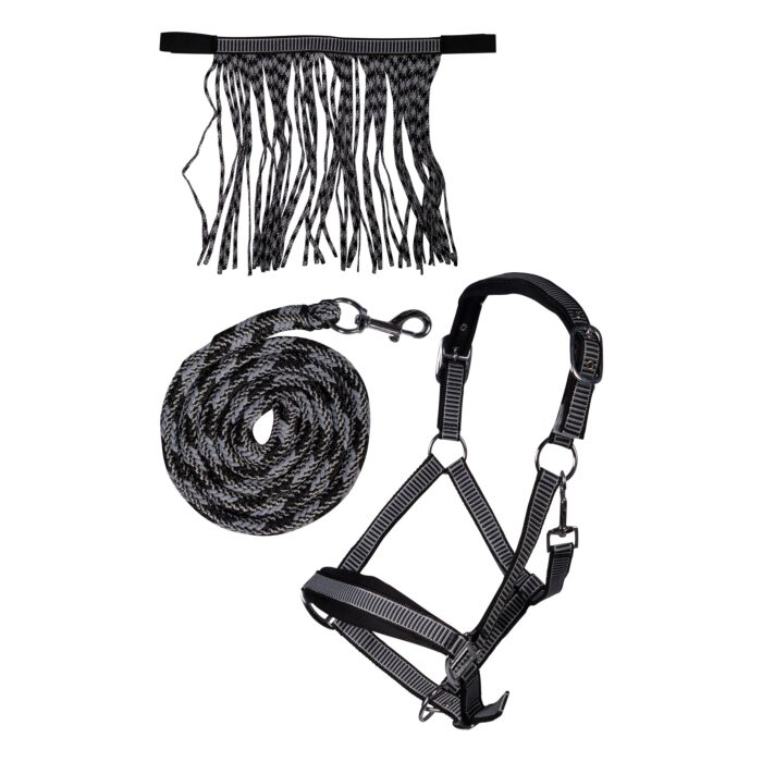 Head collar set -Lilly- with snap hook & fly fring