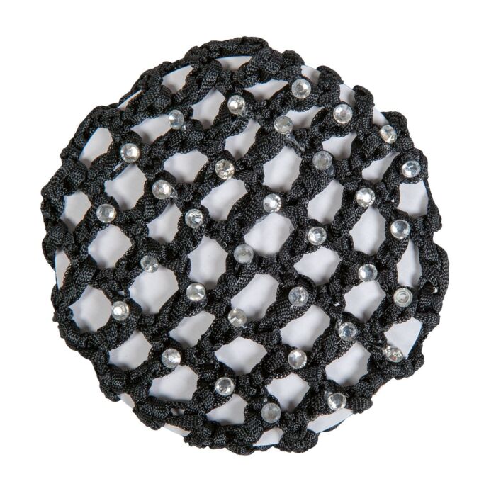 Hair net with glitter stones