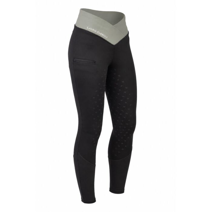 Riding leggings -Limone- silicone full seat