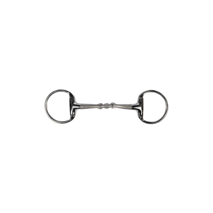 Eggbutt snaffle + lozenge -Soft Touch- 14 mm