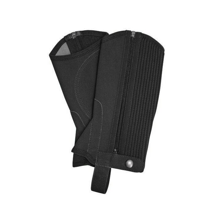 Half chaps made of imitation nubuck leather