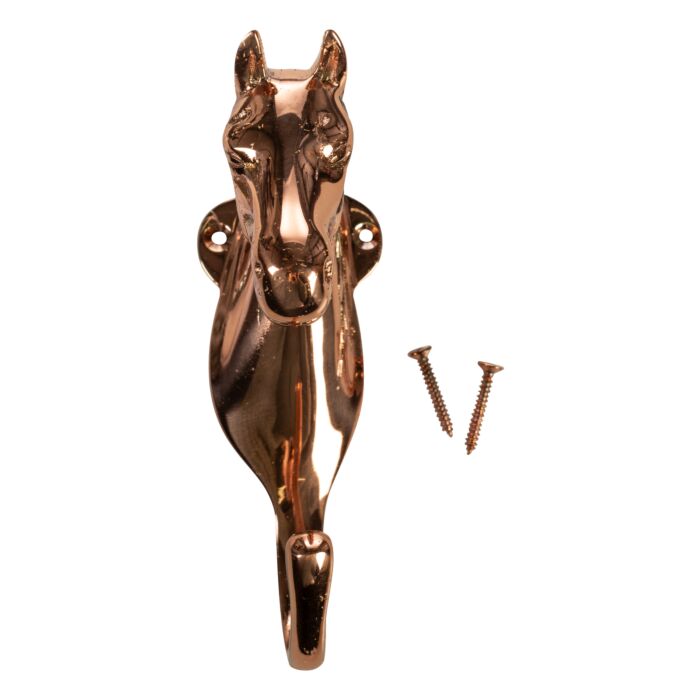 Horse head hook made of brass
